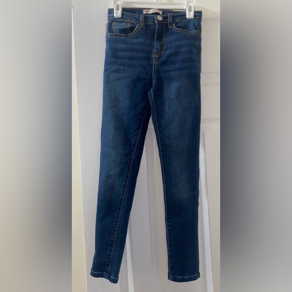 Levi’s 720 Girls High Rise Super Skinny Jeans Dark Wash Size 8